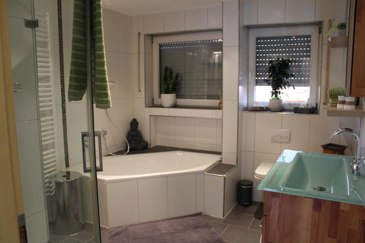 Ferienwohnung Forellenhof Oberschwarzach المظهر الخارجي الصورة