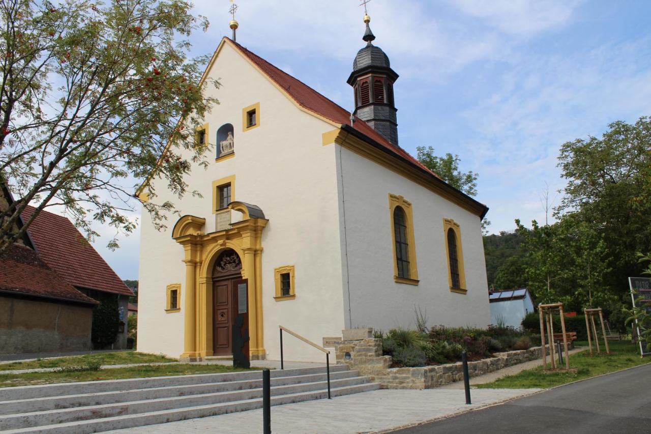 Ferienwohnung Forellenhof Oberschwarzach المظهر الخارجي الصورة